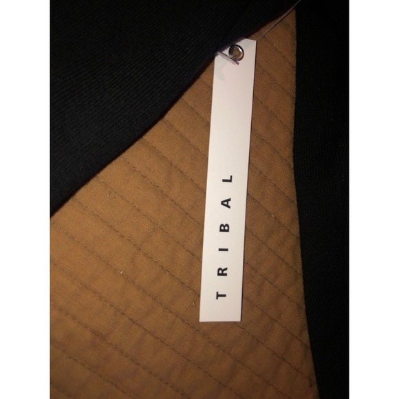 TRIBAL Brand Womens Shirt Open Front Cardigan Size Medium 3/4 Sleeves Womens - Picture 4 of 7